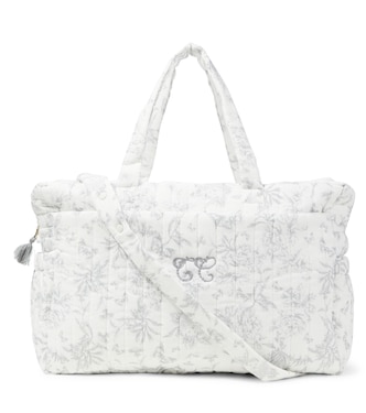 Bolso cambiador de algodón con toile de jouy | Tartine et Chocolat