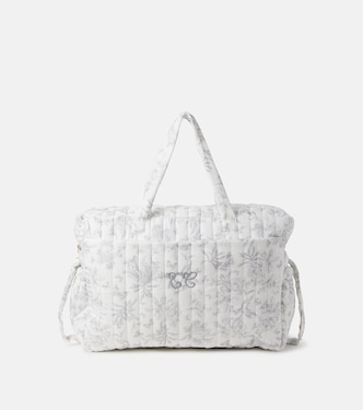 Toile de Jouy cotton diaper bag | Tartine et Chocolat
