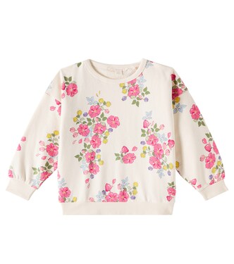 Loupy Lou floral cotton jersey sweatshirt | Konges Sløjd