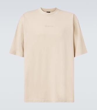 Logo cotton jersey T-shirt | Balenciaga