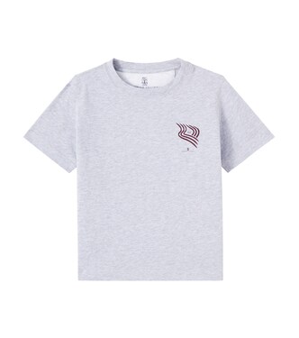 Printed cotton T-shirt | Brunello Cucinelli Kids