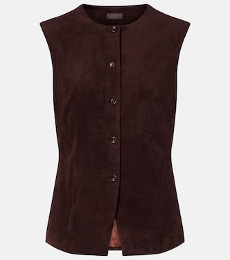Gilet Casino in suede | Stouls