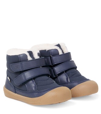 Tex leather-trimmed boots | Wheat