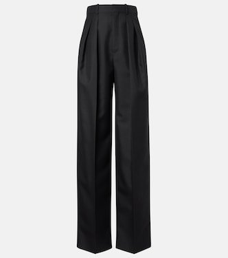 Wool and mohair wide-leg pants | Saint Laurent