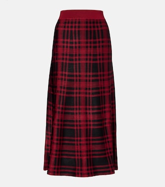 Plaid midi skirt | Polo Ralph Lauren