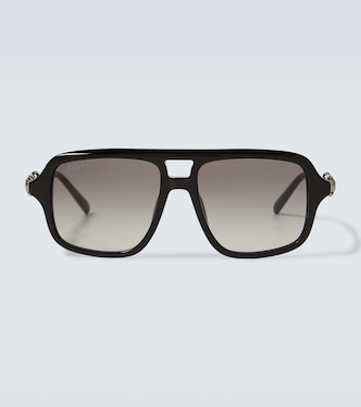 Horsebit aviator sunglasses | Gucci