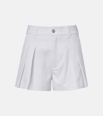The Structural pleated denim shorts | Frame
