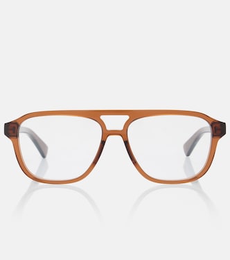 Triangle Stud aviator glasses | Bottega Veneta