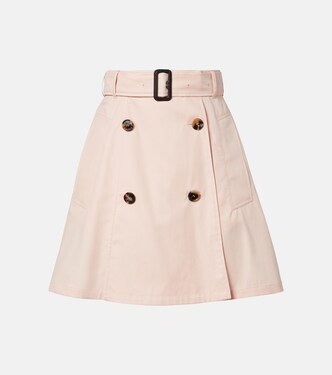 Josselyn belted cotton miniskirt | Burberry