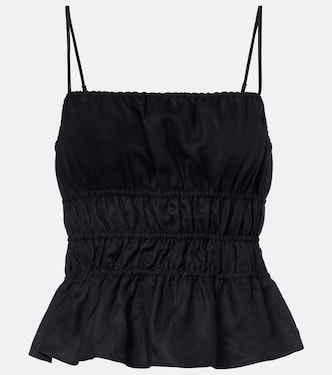 Ayla linen crop top | Staud