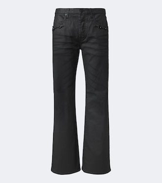 Horsebit coated flared jeans | Gucci