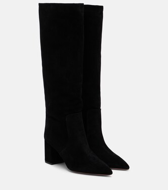 Anja suede knee-high boots | Paris Texas