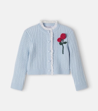 Ruffled cardigan | Self-Portrait Kids