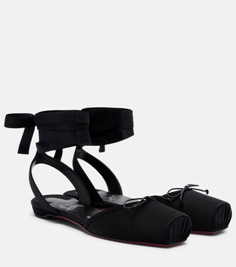 Cassia satin flats | Christian Louboutin