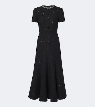 Embellished bouclé cocktail dress | Roland Mouret