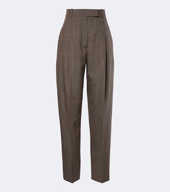 Pantalon fuselé en laine mélangée | Róhe