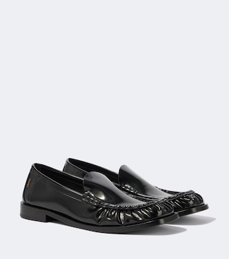Theobald Cassandre leather loafers | Saint Laurent