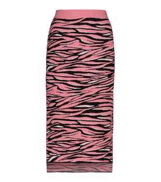 Animal jacquard midi skirt | Stella McCartney