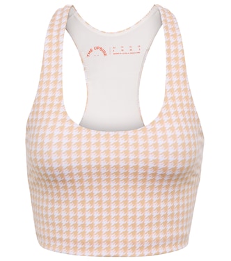 Margot houndstooth crop top | The Upside