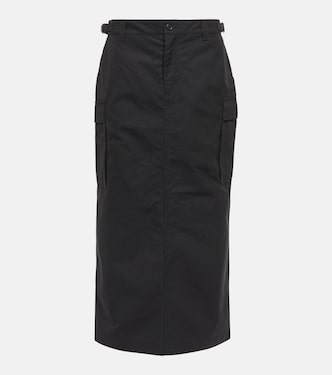 Cotton cargo midi skirt | Wardrobe.NYC
