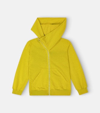 Mountain cotton jersey hoodie | Rick Owens Kids