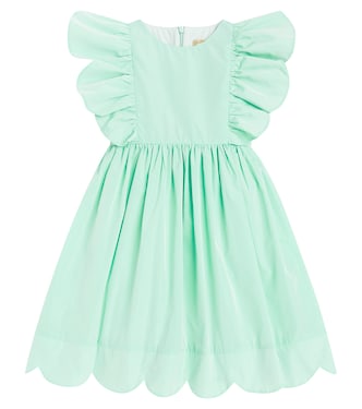 Ruffled taffeta dress | Stella McCartney Kids