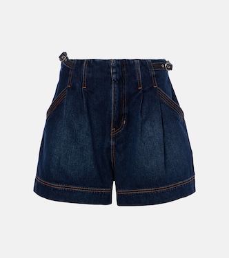 Jaffe high-rise denim shorts | Veronica Beard