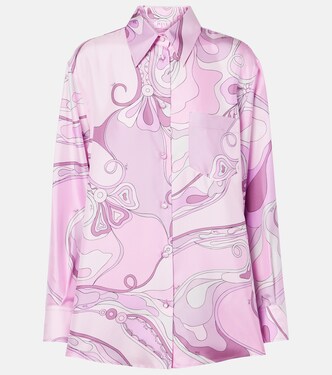 Orchidee silk twill shirt | Pucci