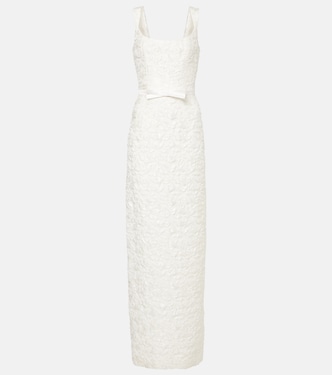 Robin floral jacquard gown | Markarian