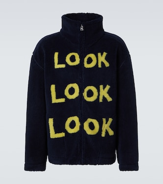 Jacke Look Look Look aus Teddyfleece | JW Anderson