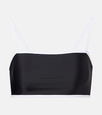 Striped bikini top | Jade Swim