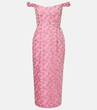 Robe midi Amina à sequins | Markarian