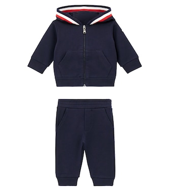 Baby cotton-blend tracksuit | Moncler Enfant