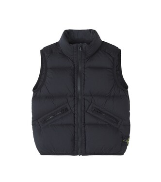 Compass down vest | Stone Island Junior