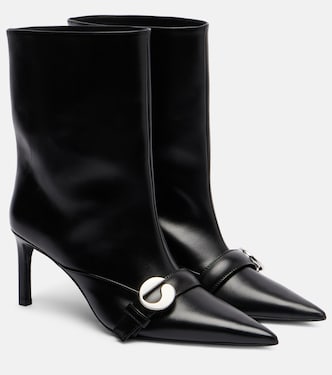 Bottines en cuir à logo | Coperni