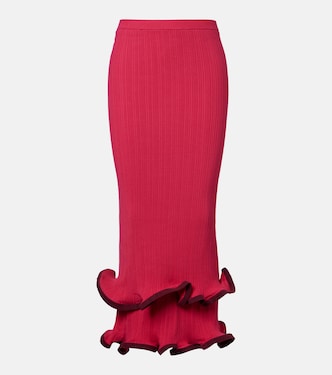 Millie ruffled midi skirt | Simkhai