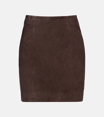 Mini-jupe en daim | Rotate