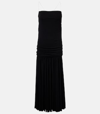 Abiha gathered jersey midi dress | Jacquemus