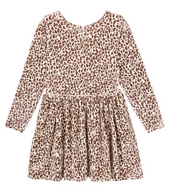 Carlito leopard-print velvet dress | Konges Sløjd