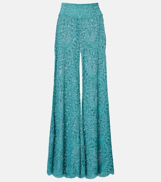 Paloma lace wide-leg pants | Alexandra Miro