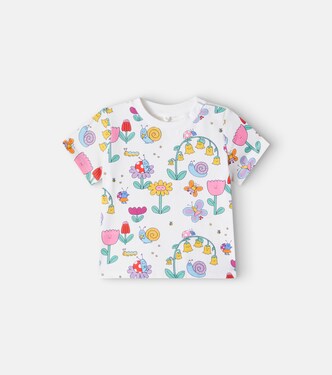 Baby Bug House cotton-blend jersey T-shirt | Stella McCartney Kids