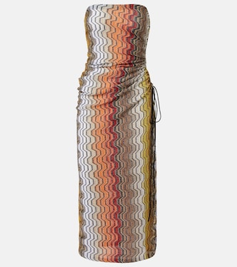 Wave lamé beach dress | Missoni