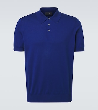 Cotton and silk polo shirt | Dunhill