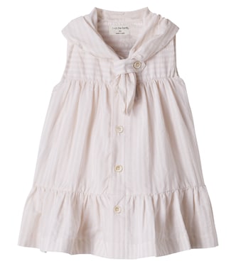 Baby Empuries striped cotton poplin dress | 1 + in the Family
