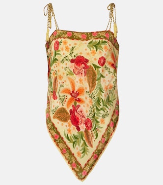 Stitched Garden floral top | Farm Rio