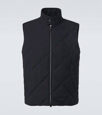 Quilted puffer vest | Canali