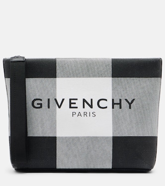 Logo checked pouch | Givenchy
