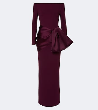 Robe Kori mit Satinbesatz | Solace London