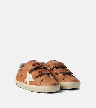 Old School leather sneakers | Golden Goose Kids