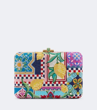 Clutch Slim Slide Ceramica adornado | Judith Leiber Couture